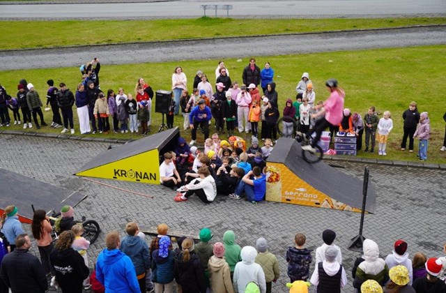 Vorhátíð Akurskóla í blíðskaparveðri