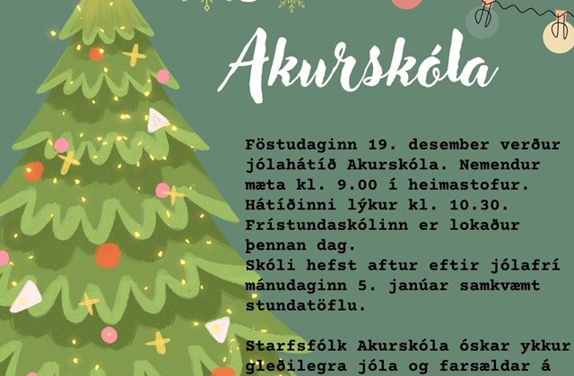 Jólahátíð Akurskóla