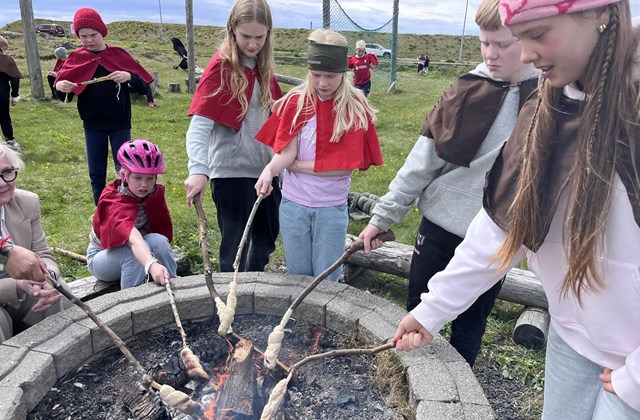 Víkingaþema í 6. bekk