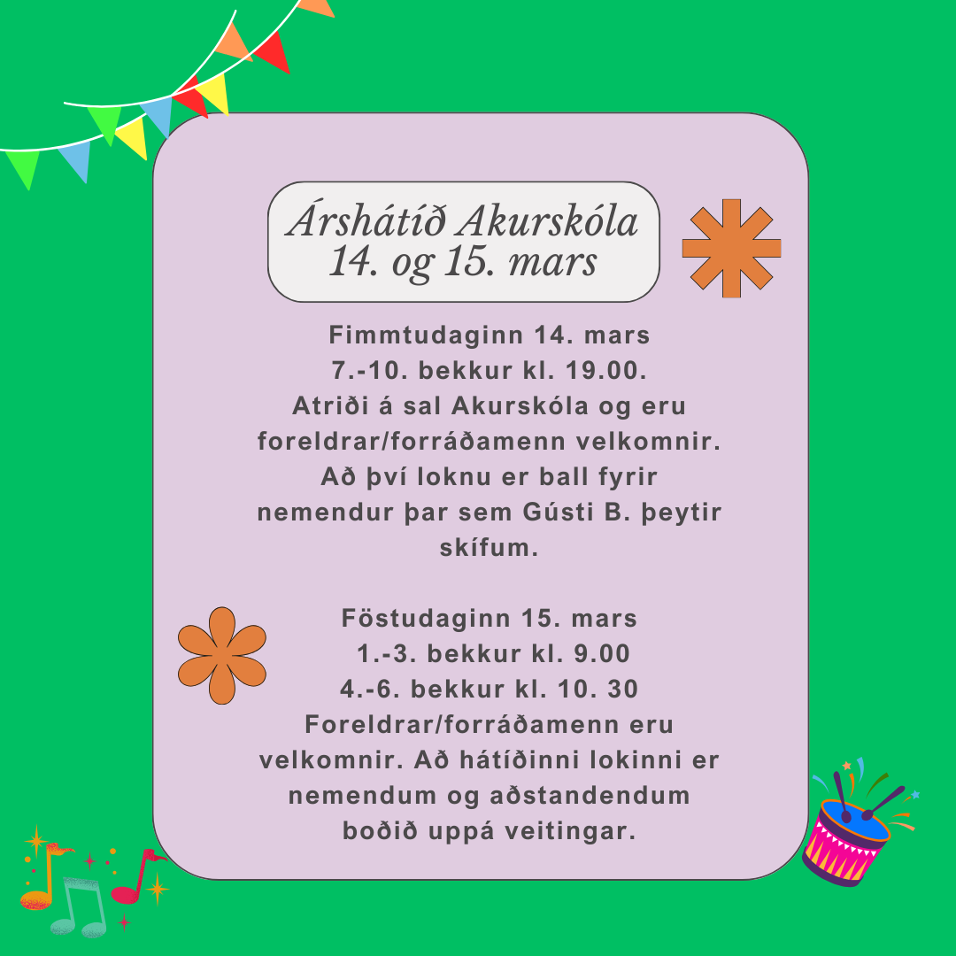 Árshátíð Akurskóla