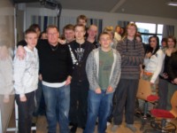 Benni Kalli í heimsókn hjá 10. bekk