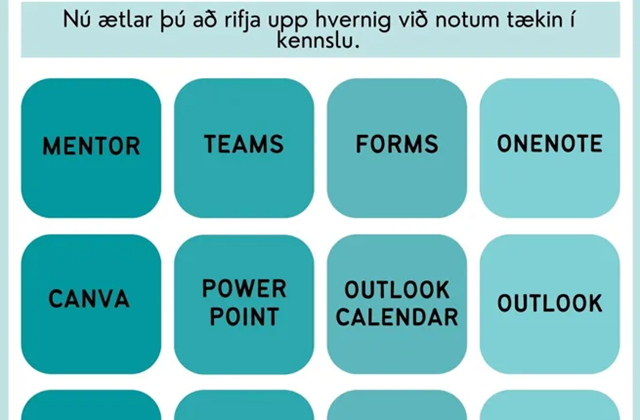 Akurinn - þróunarverkefni á unglingastigi