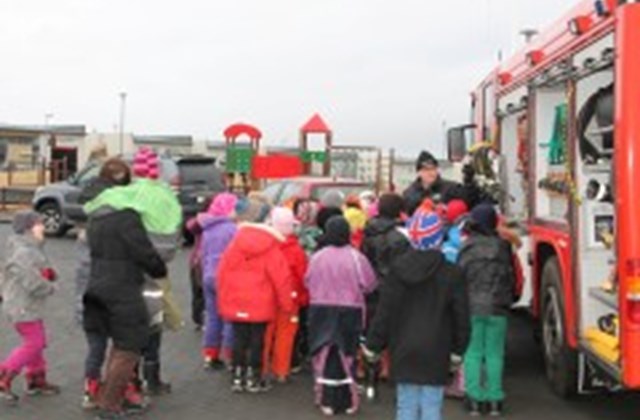 Brunavarnir Suðurnesja kíktu í heimsókn