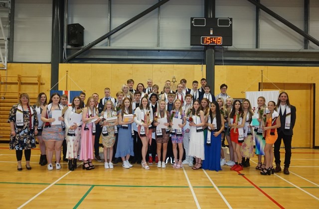 Skólaslit og útskrift 10. bekkar vor 2022