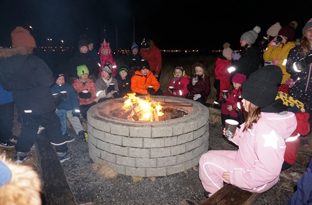 Rýming skólans ef hættuástand skapast utandyra