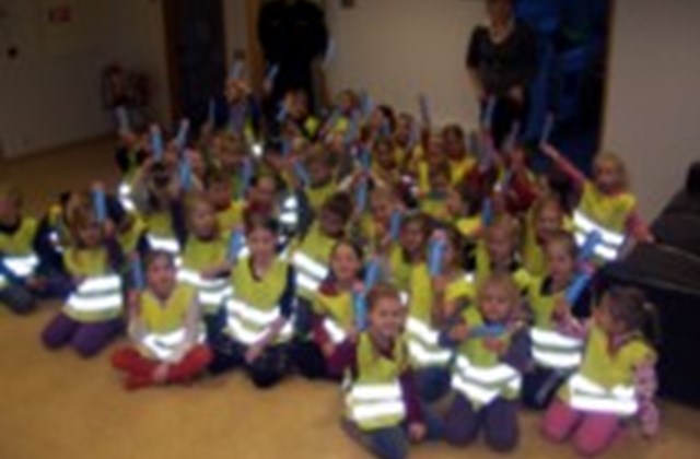 Nemendur 1.-2. bekk fengu heimsókn í dag