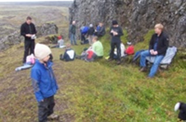 Akurskóli á iði - lokaganga