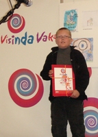 Haukur Karel Hauksson hlaut Rannís viðurkenningu