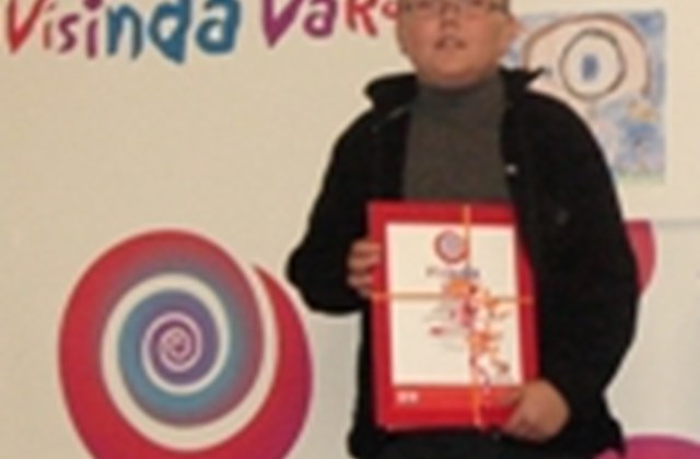 Haukur Karel Hauksson hlaut Rannís viðurkenningu