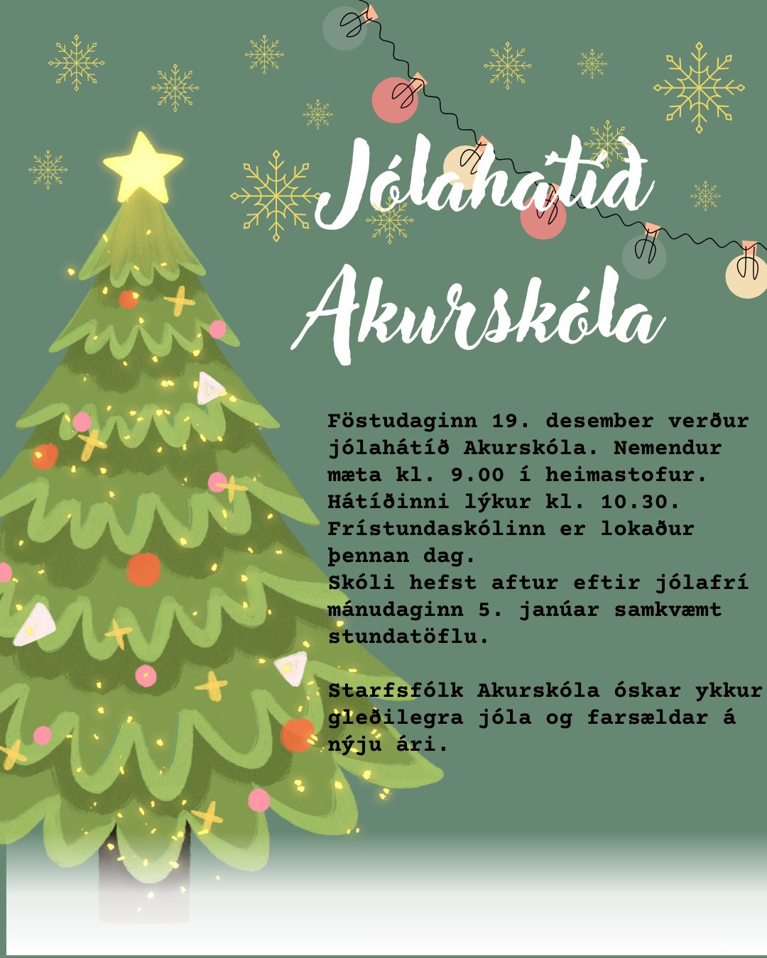 Jólahátíð Akurskóla