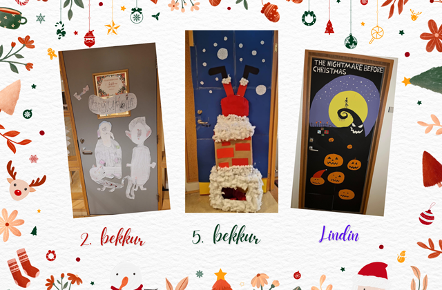 Jólahurðakeppni á aðventu