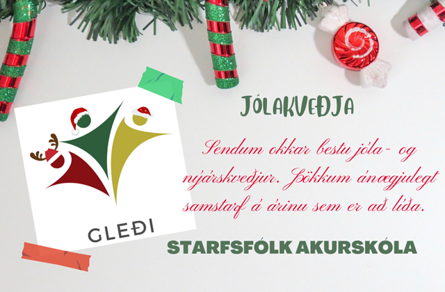 Jólakveðja og upphaf skólastarfs í janúar