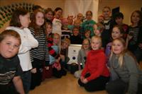 Nemendur og starfsmenn hylltu Karólínu!