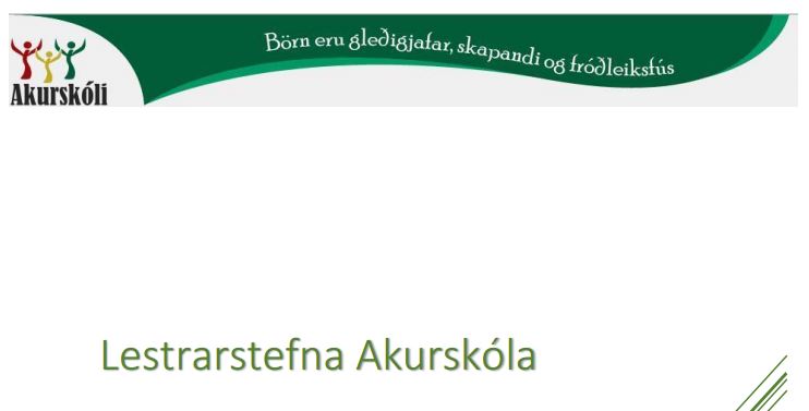 Lestrarstefna Akurskóla