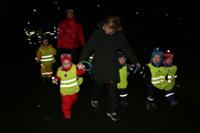 Ljósaganga leikskólans Holts á Degi leikskólanna.