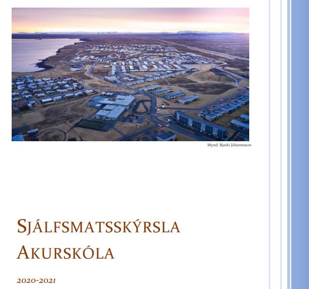 Sjálfsmatsskýrsla 2020-2021 er komin út