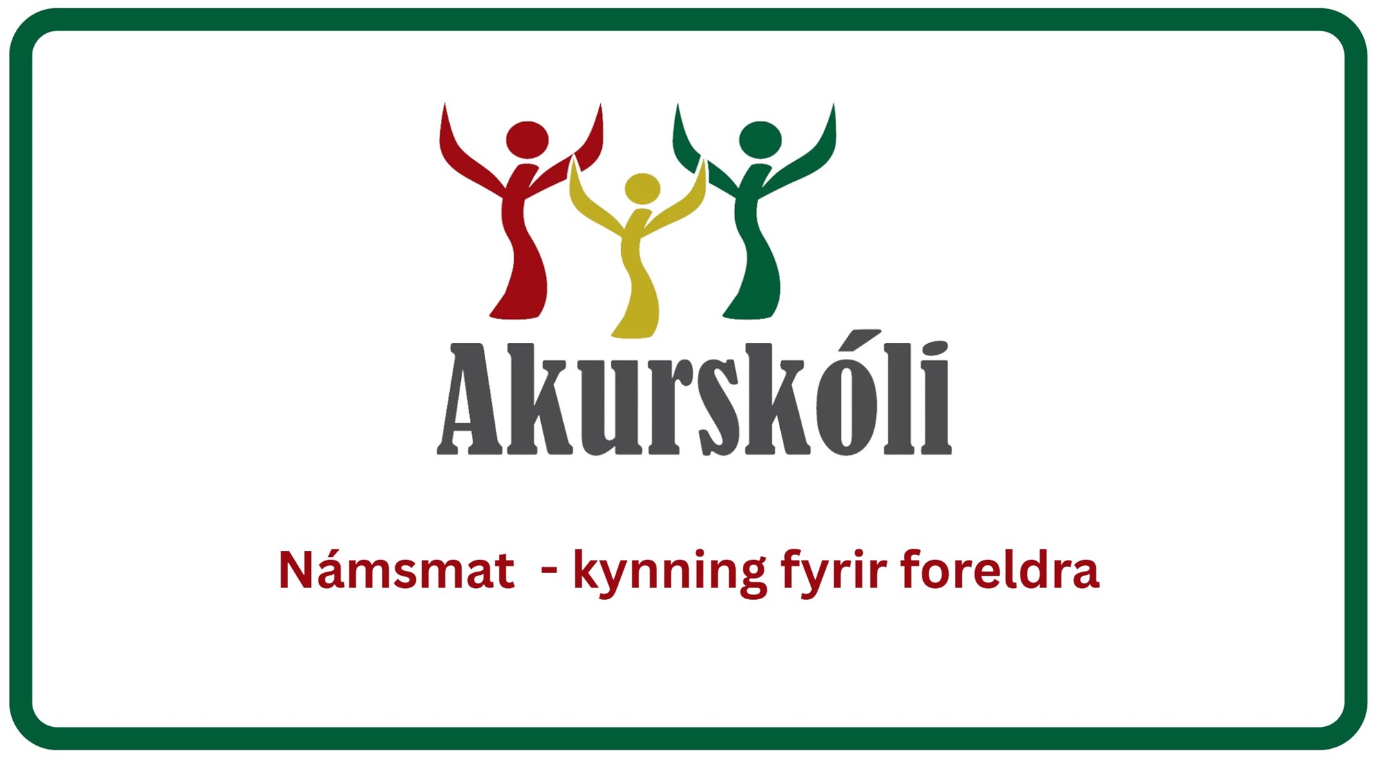 Vitnisburður og námsmat aðgengilegt á Mentor