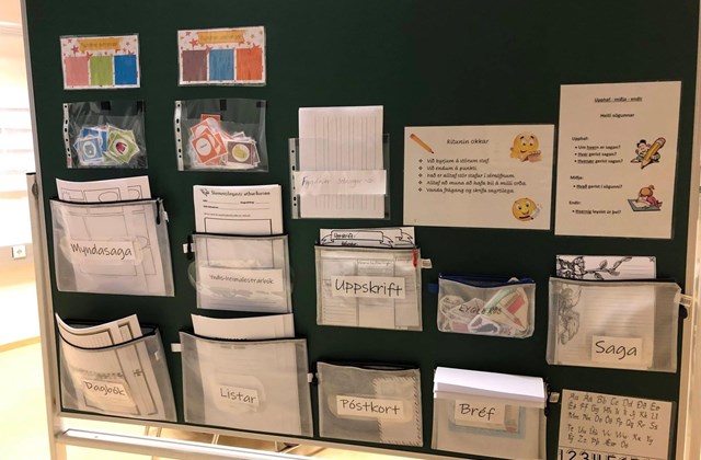 Ritunarveggir í Akurskóla