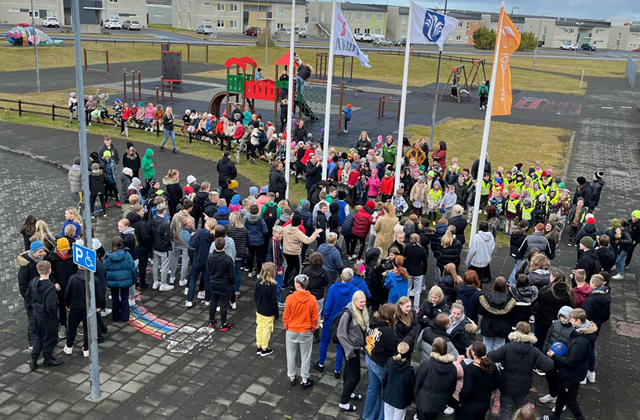 Setning Ljósanætur í Akurskóla