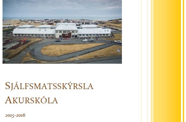 Sjálfsmatsskýrsla 2015-16 komin út