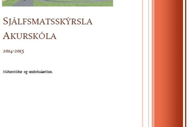 Sjálfsmatsskýrsla skólaársins komin út