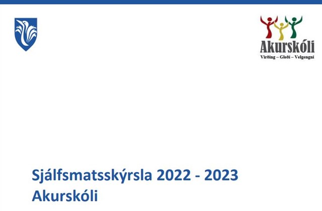 Sjálfsmatsskýrsla 2022-2023 er komin út