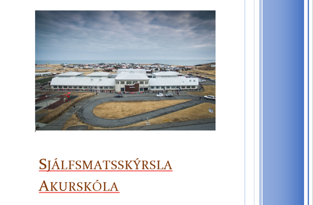 Sjálfsmatsskýrsla 2019-2020 er komin út