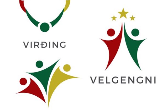 Táknmyndir fyrir gildi Akurskóla