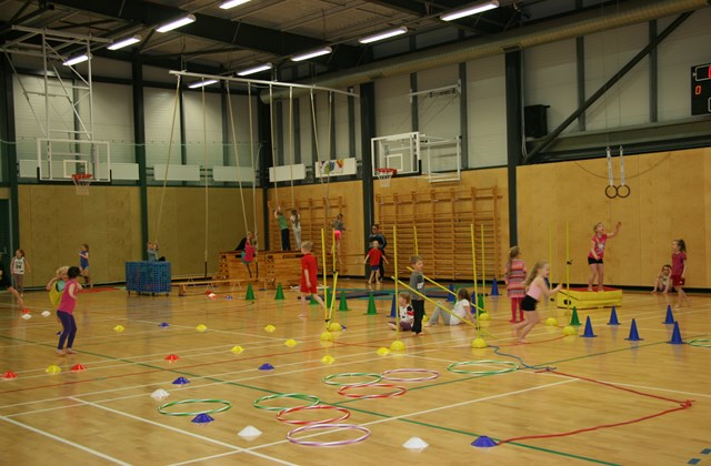 Leikskólanemendur í íþróttum